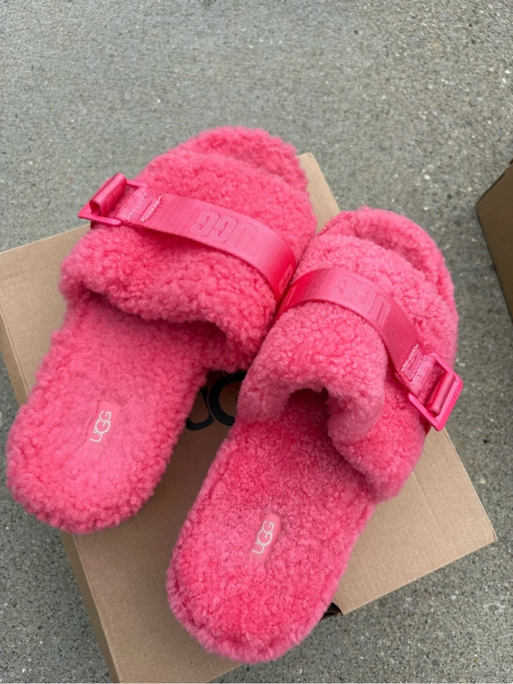 UGG plush shearling
